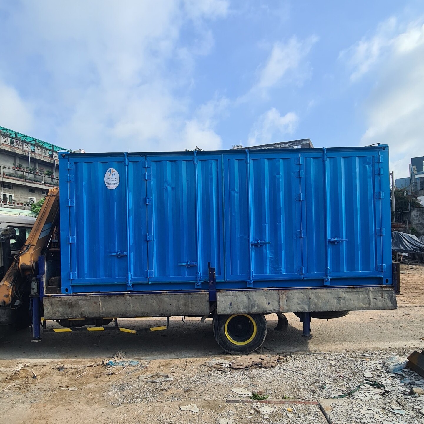 Container kho 20 feet chứa hàng hoá cont được thiết kế theo yêu cầu khách